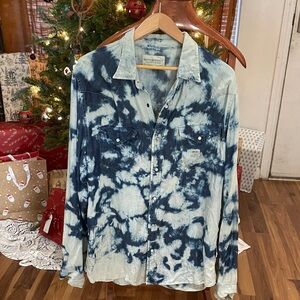 Denim & Supply Ralph Lauren Indigo Tie-Dye Shirt